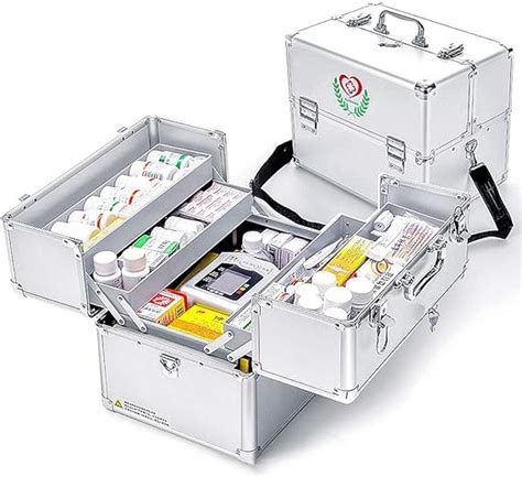 metal medical box|portable medicine storage box.